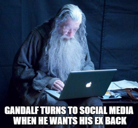 get your ex back meme gandalf